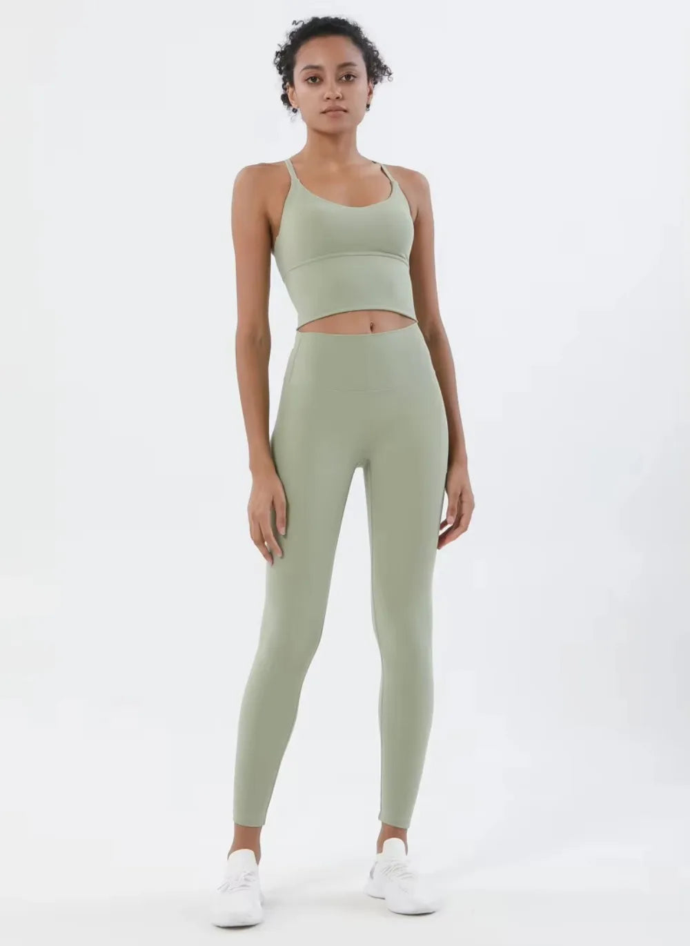 Women’s 2-Piece Gym Set – Sports Bra & Leggings - yourelevatedwellness