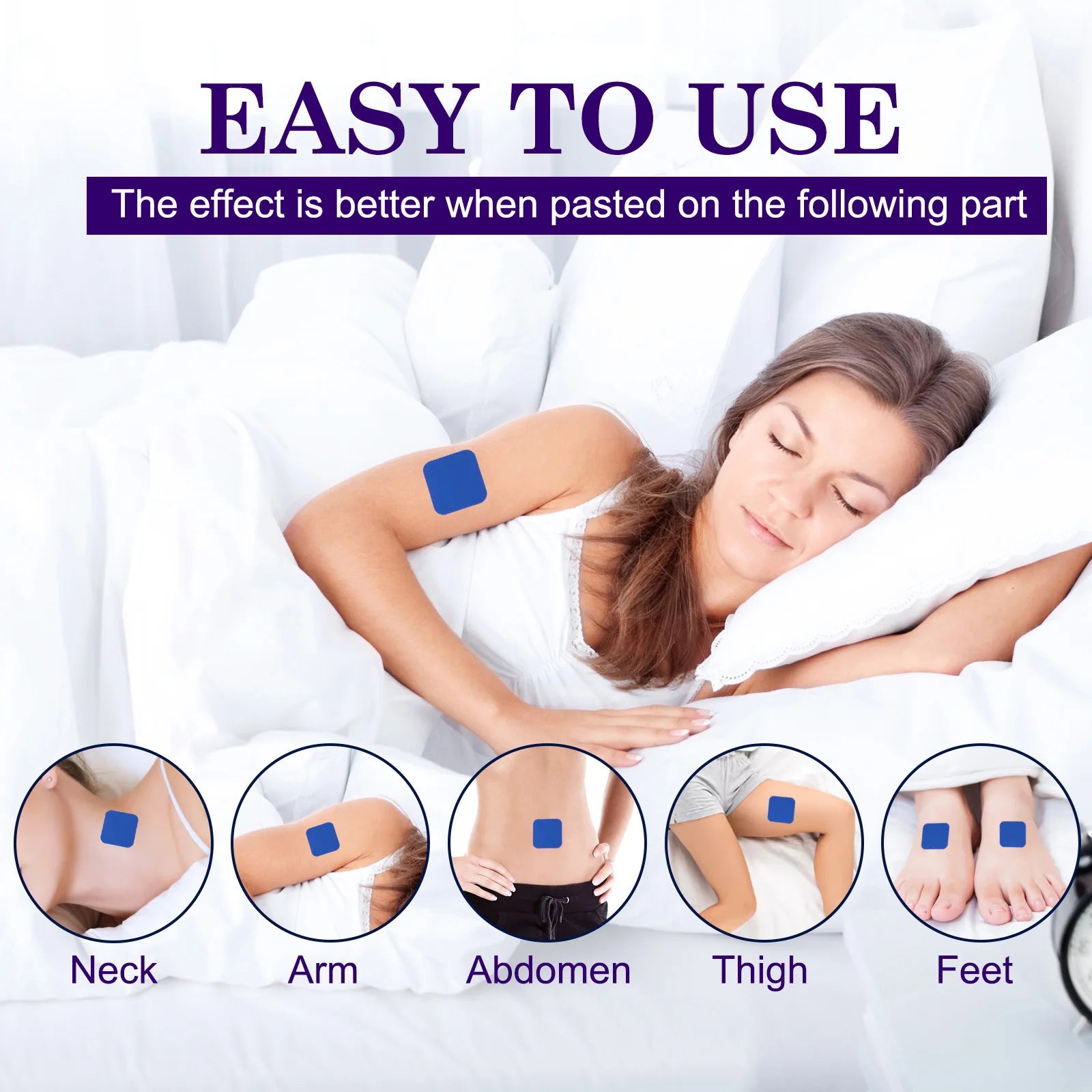 Plant-Based Night Sleep Patches – Natural Stress Relief - yourelevatedwellness