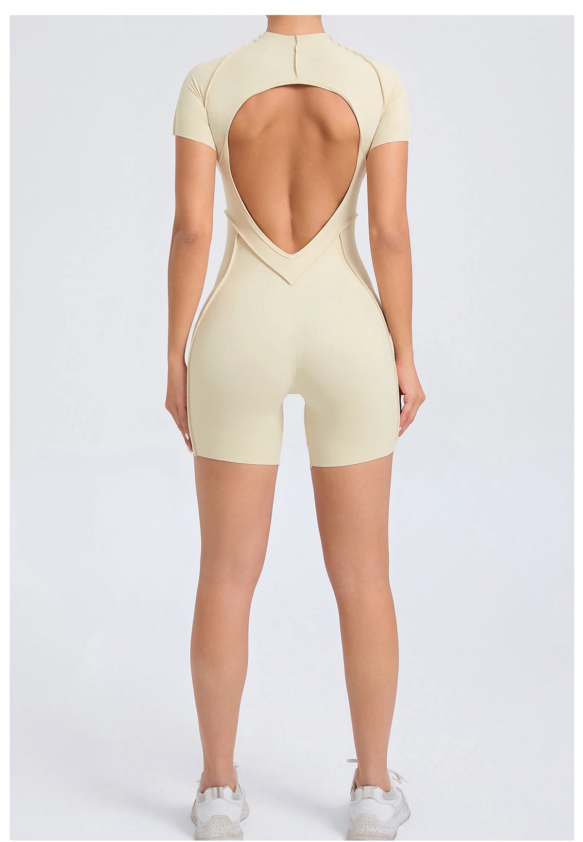 Women’s Backless Scrunch Booty Jumpsuit - yourelevatedwellness