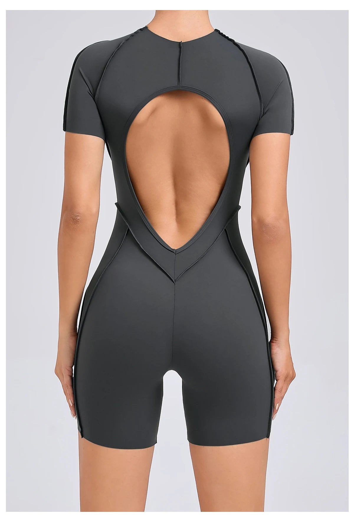 Women’s Backless Scrunch Booty Jumpsuit - yourelevatedwellness