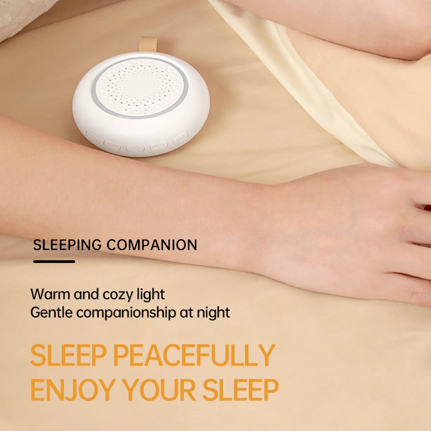 White Noise Machine 24 Soothing Sounds Sleep Sounds Machine with Night Light Time-C Charging Sleep Aid Device for Baby Adult yourelevatedwellness