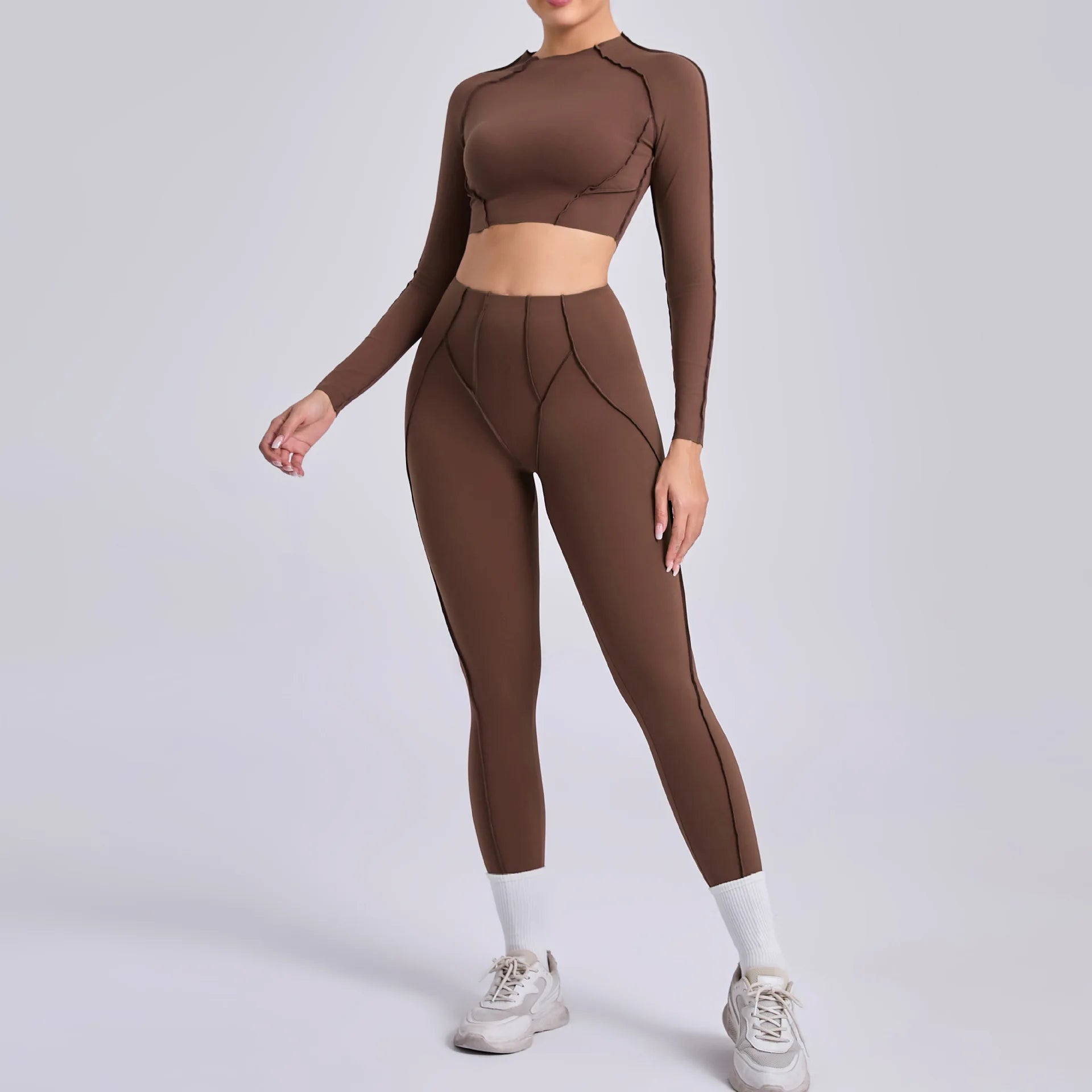 Women’s Seamless High-Waist Yoga Set - yourelevatedwellness