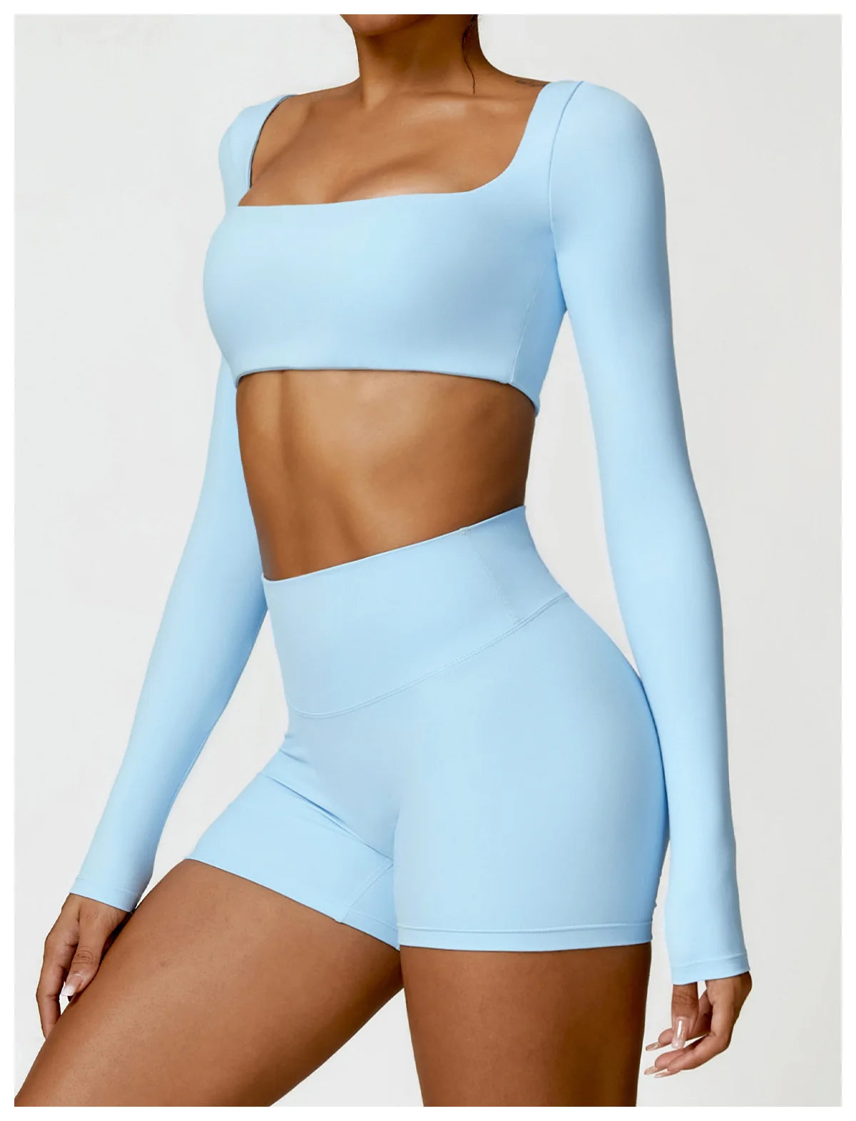 Women’s Quick-Dry Square Neck Gym Top - yourelevatedwellness