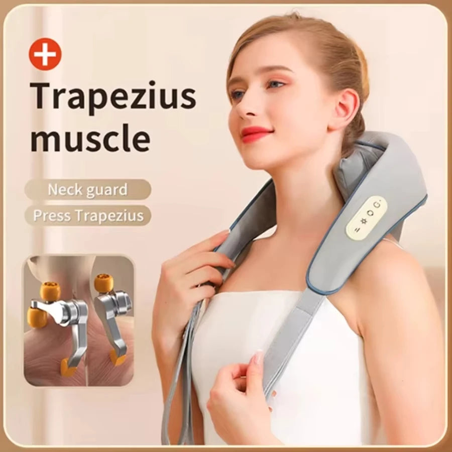 Wireless Neck & Shoulder Massage Shawl - yourelevatedwellness