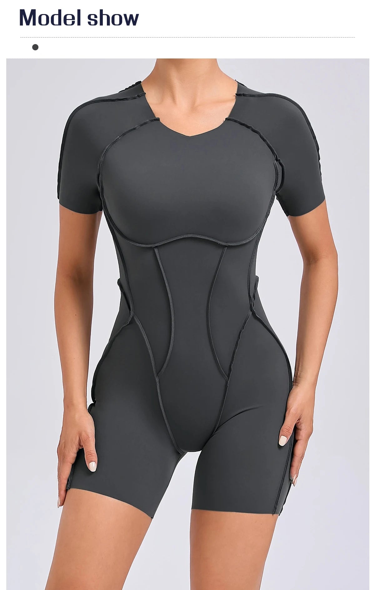 Women’s Backless Scrunch Booty Jumpsuit - yourelevatedwellness