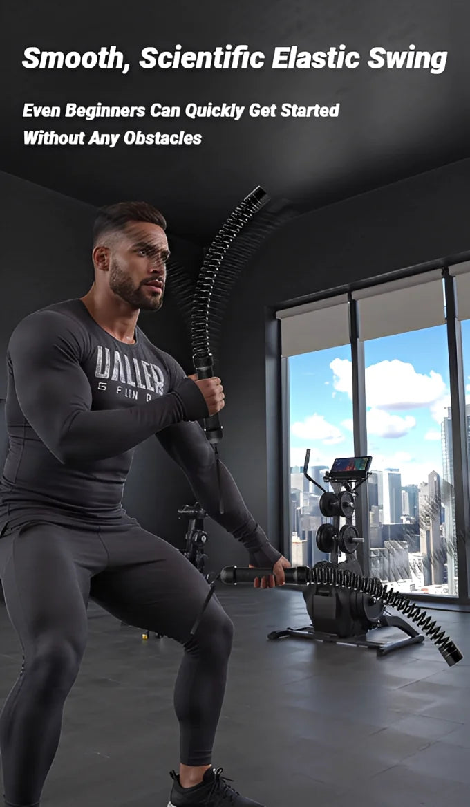 Ergonomic Strength Training Bar – Biceps & Triceps Muscle Trainer - yourelevatedwellness