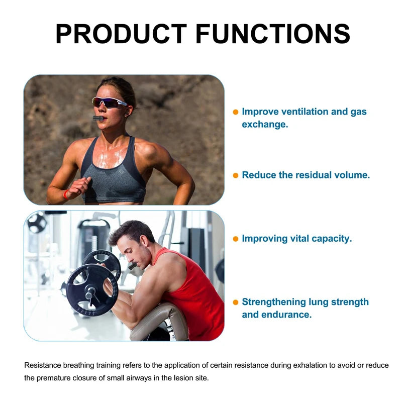 Breathing Trainer Lung Flexer – Fitness Respiratory Exerciser - yourelevatedwellness