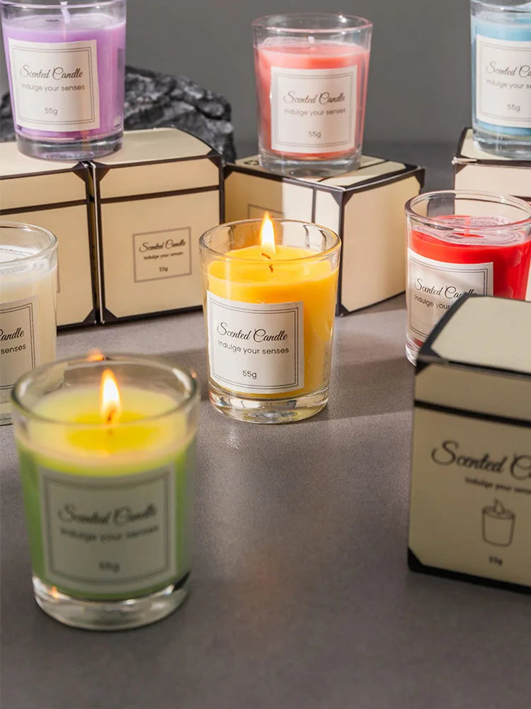 Premium Handmade Soy Wax Aromatherapy Candle in Gift Box - yourelevatedwellness