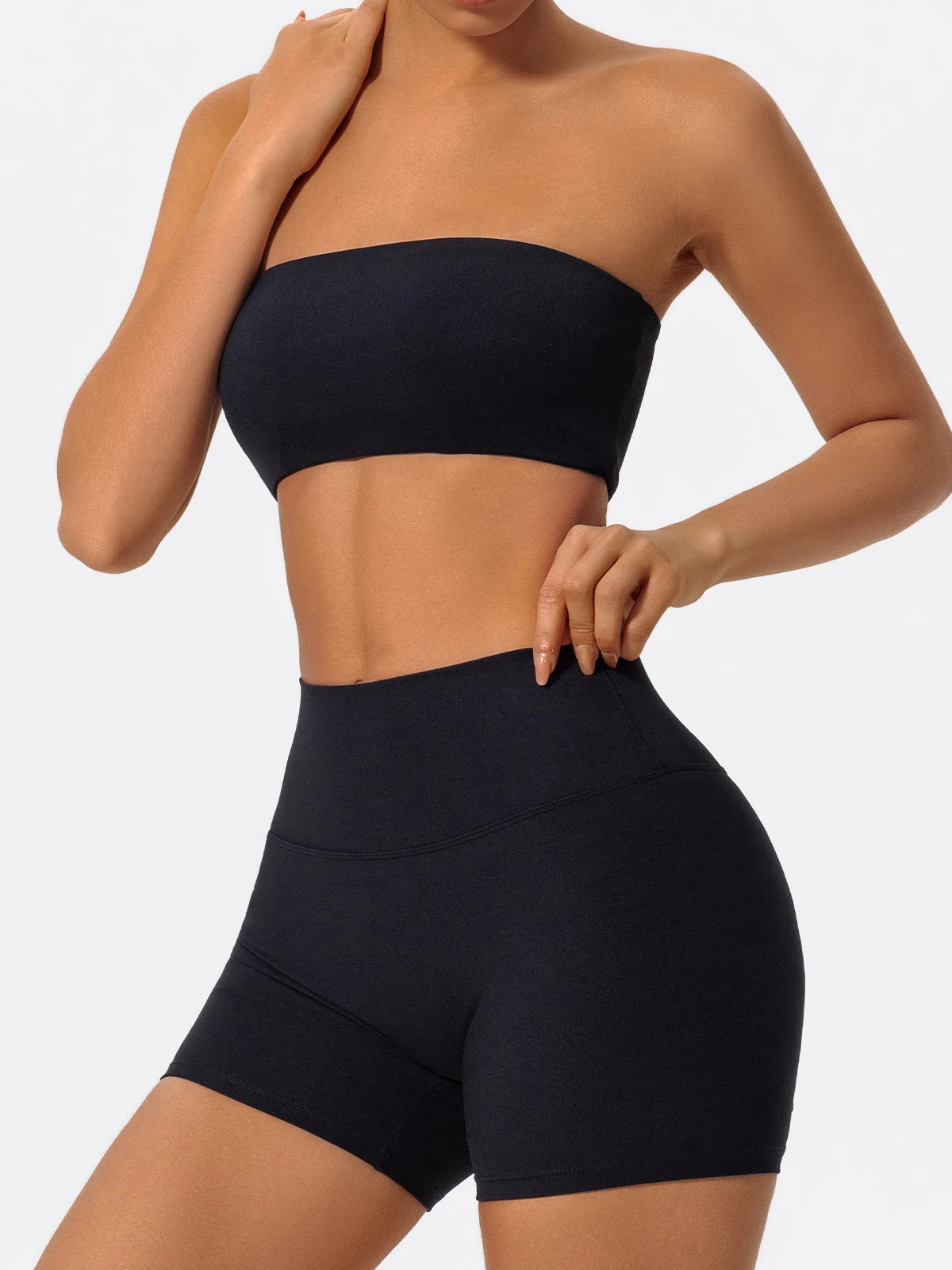 Women’s 2-Piece Strapless Fitness Set - yourelevatedwellness
