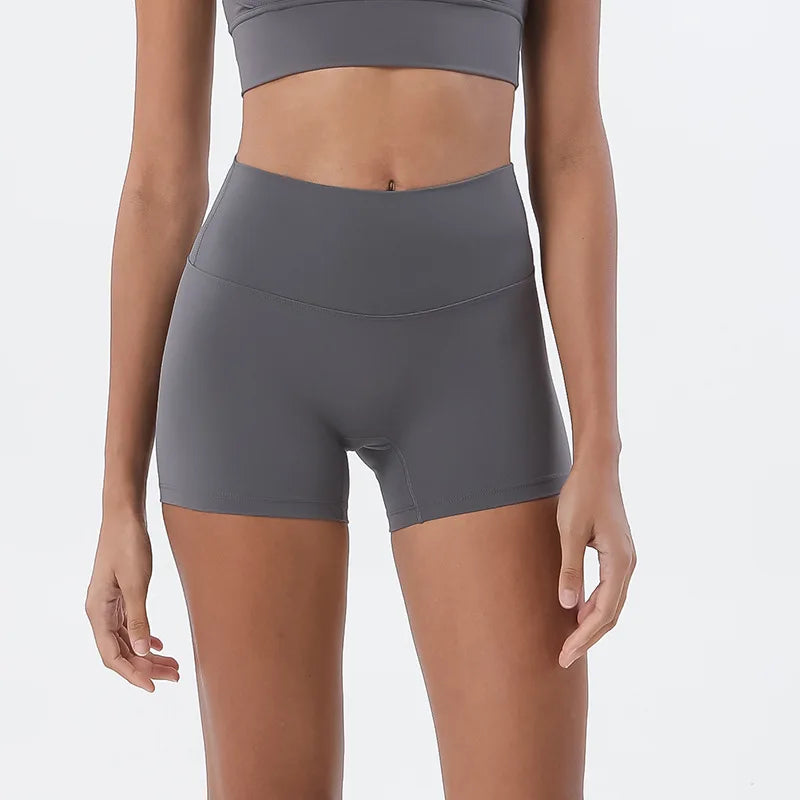 GymHUB Women’s High-Waist Hip-Lift Yoga Shorts - yourelevatedwellness