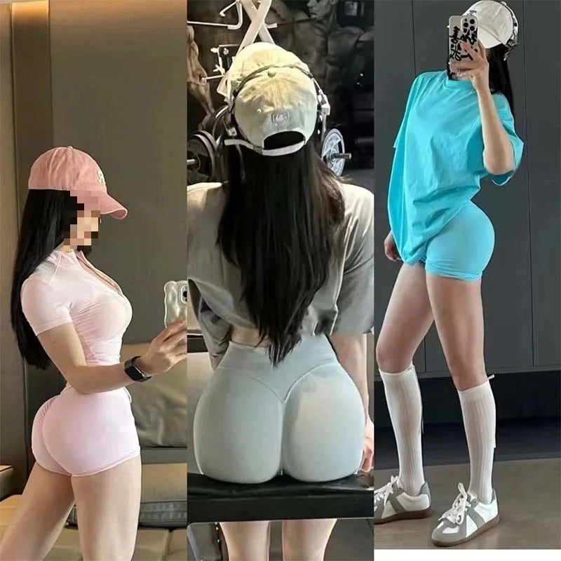 Women’s High-Waist Seamless Fitness Shorts - yourelevatedwellness