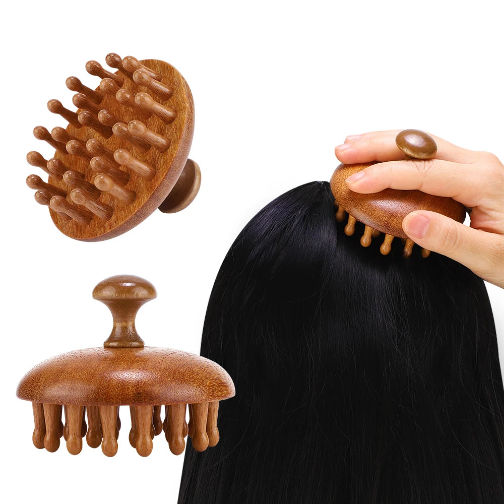 Multi-Functional Sandalwood Massage Comb - yourelevatedwellness