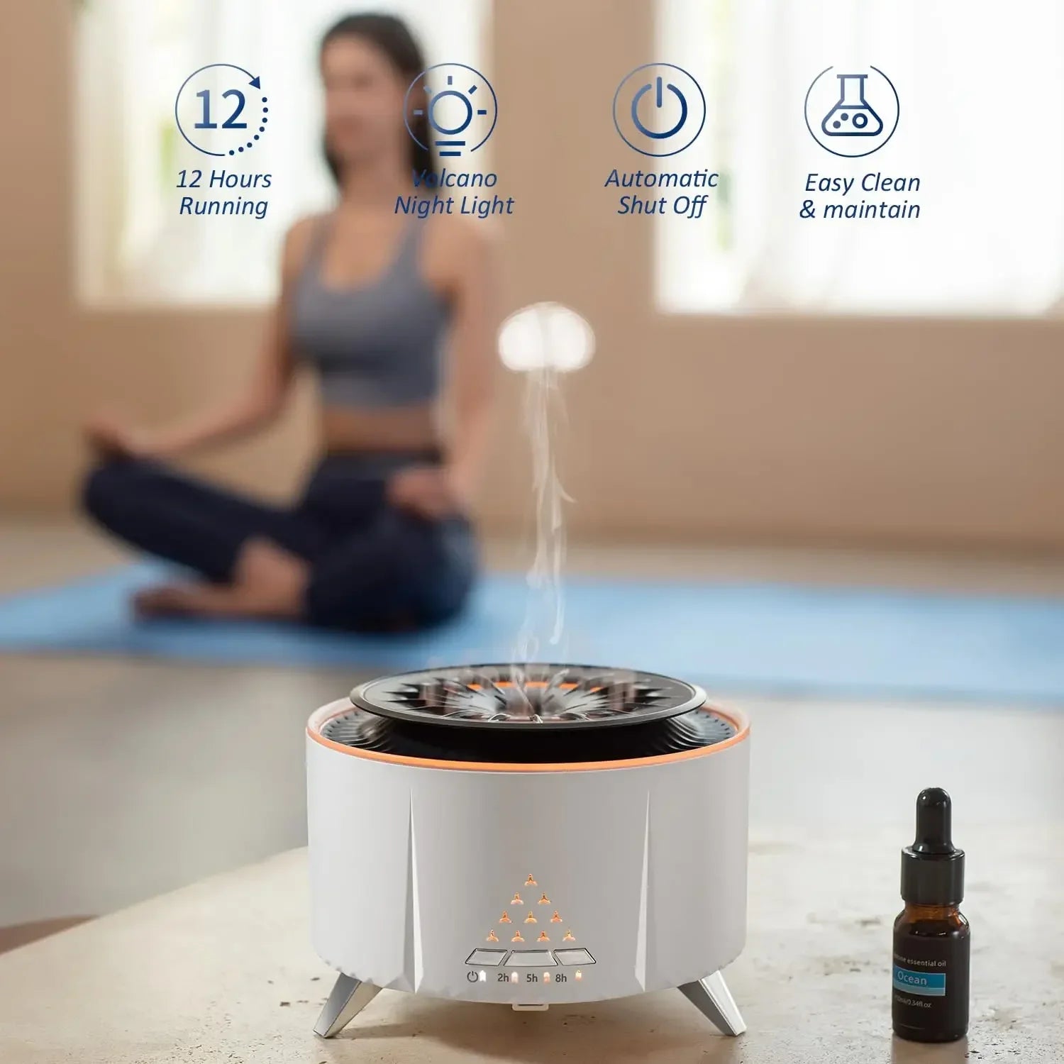 350ml Jellyfish Essential Oil Diffuser for Large Rooms - yourelevatedwellness
