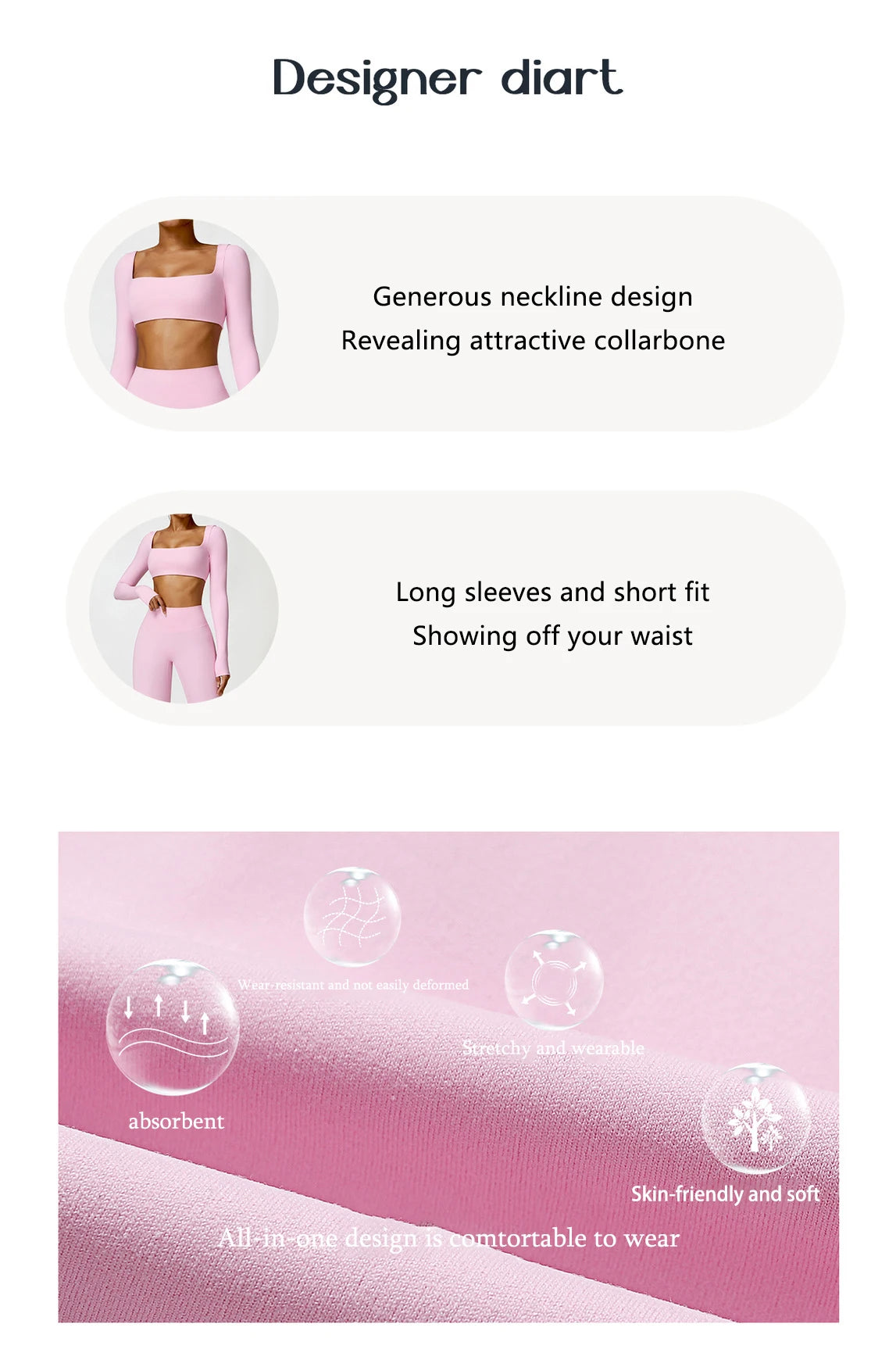 Women’s Quick-Dry Square Neck Gym Top - yourelevatedwellness
