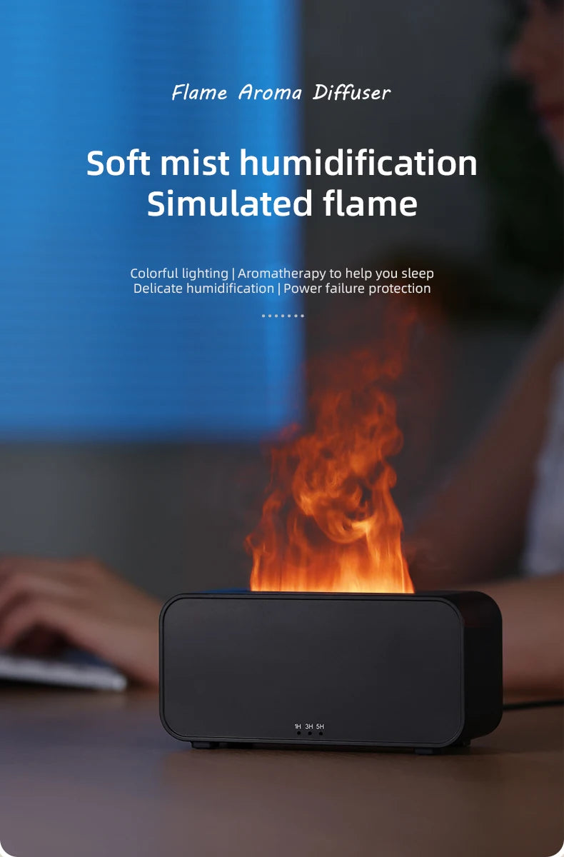 Mini Flame LED Aromatherapy Diffuser - yourelevatedwellness
