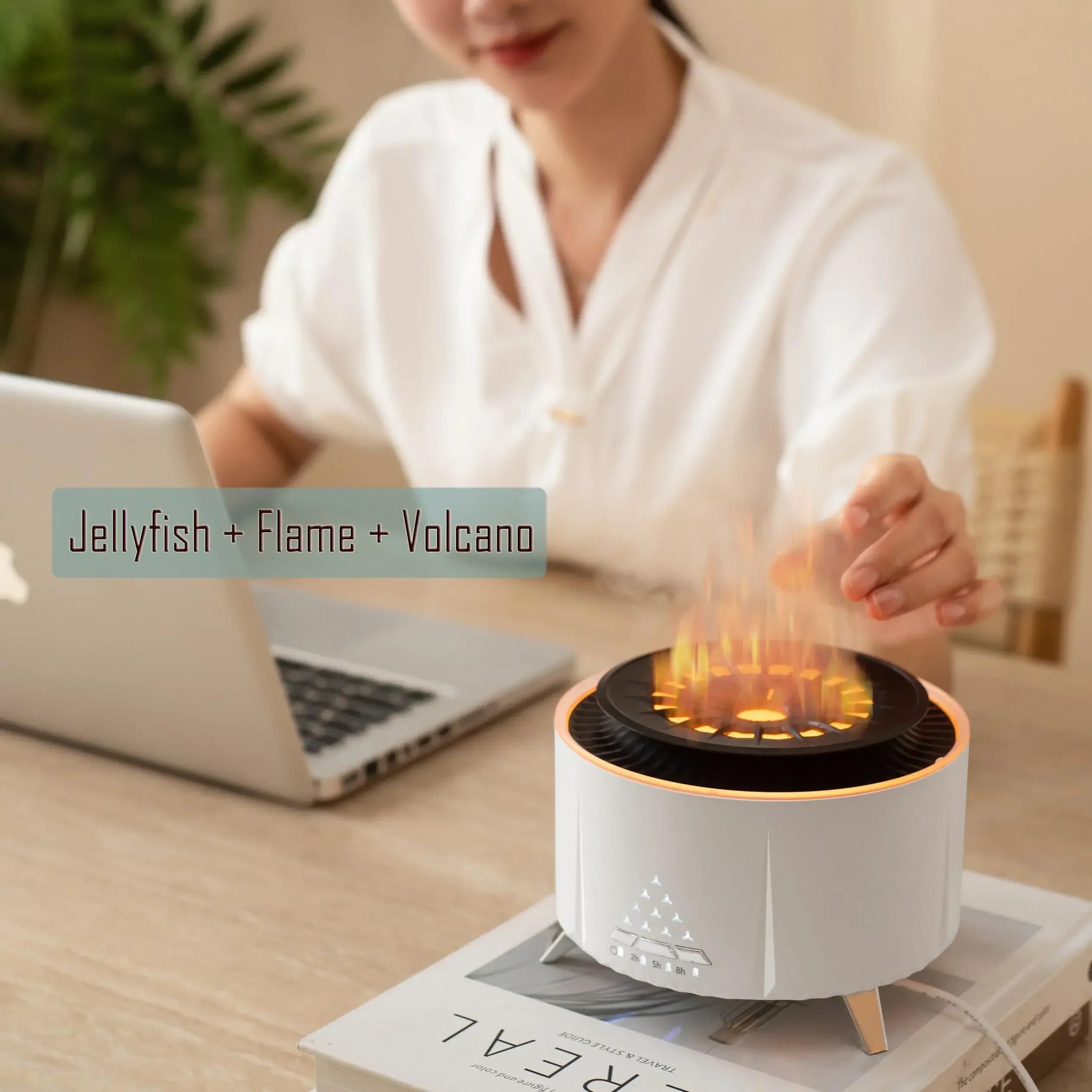 350ml Jellyfish Essential Oil Diffuser for Large Rooms - yourelevatedwellness