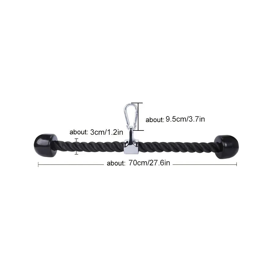 Triceps & Back Workout Rope Handle - yourelevatedwellness