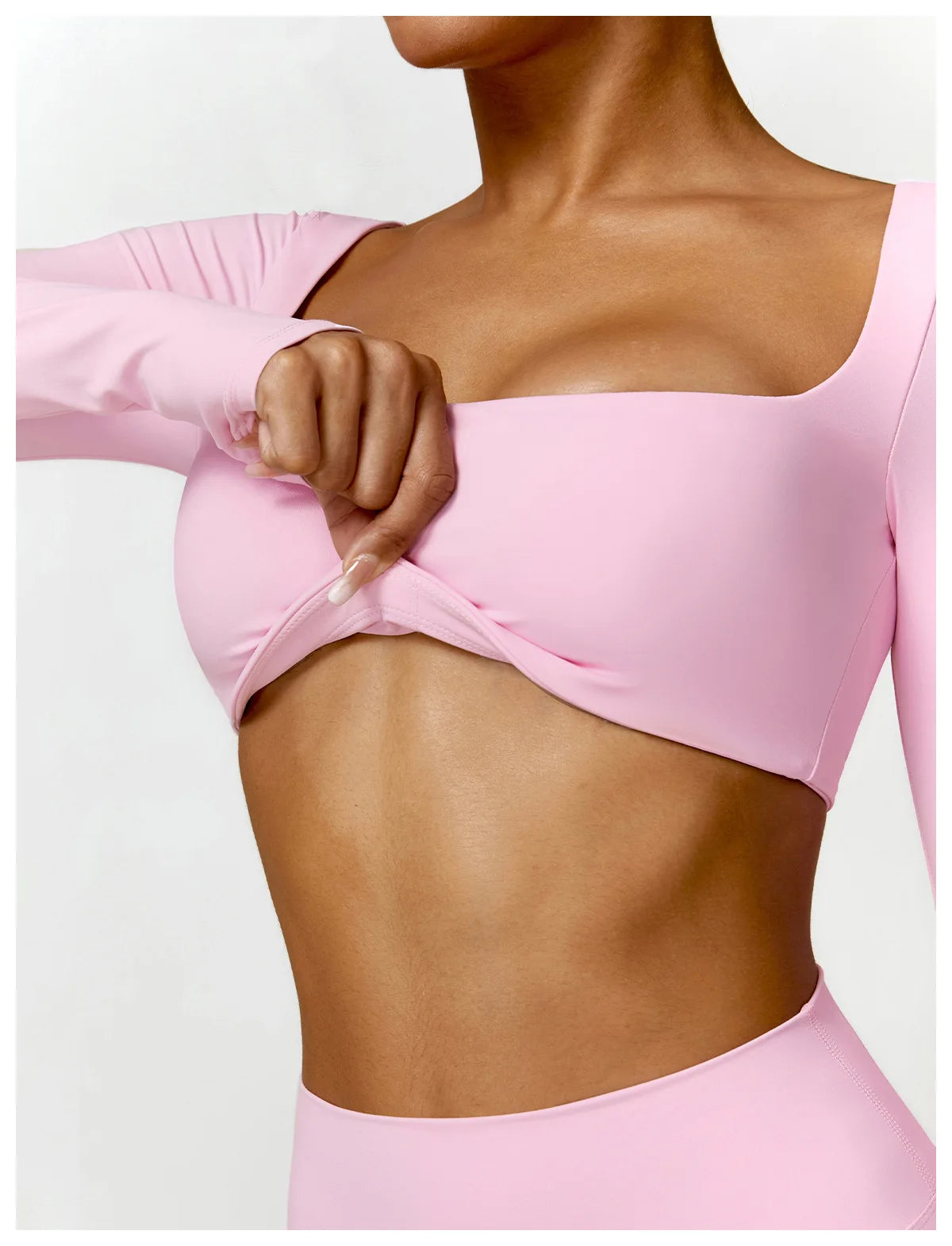 Women’s Quick-Dry Square Neck Gym Top - yourelevatedwellness