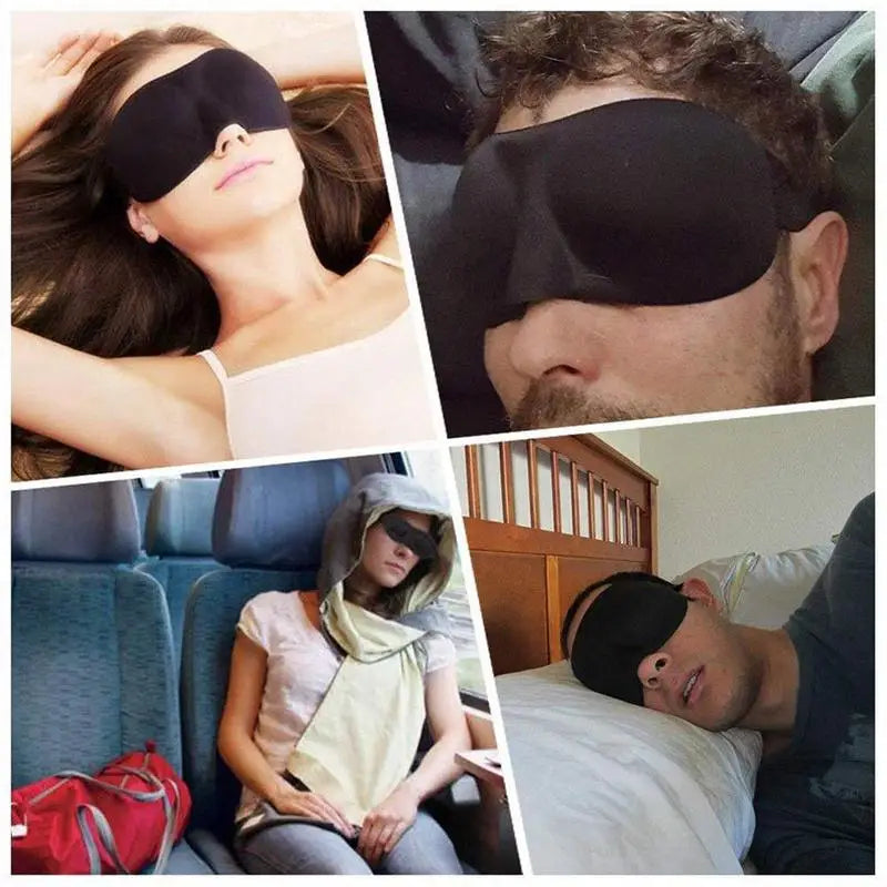 Portable Sleep Mask for Travel & Side Sleepers - yourelevatedwellness