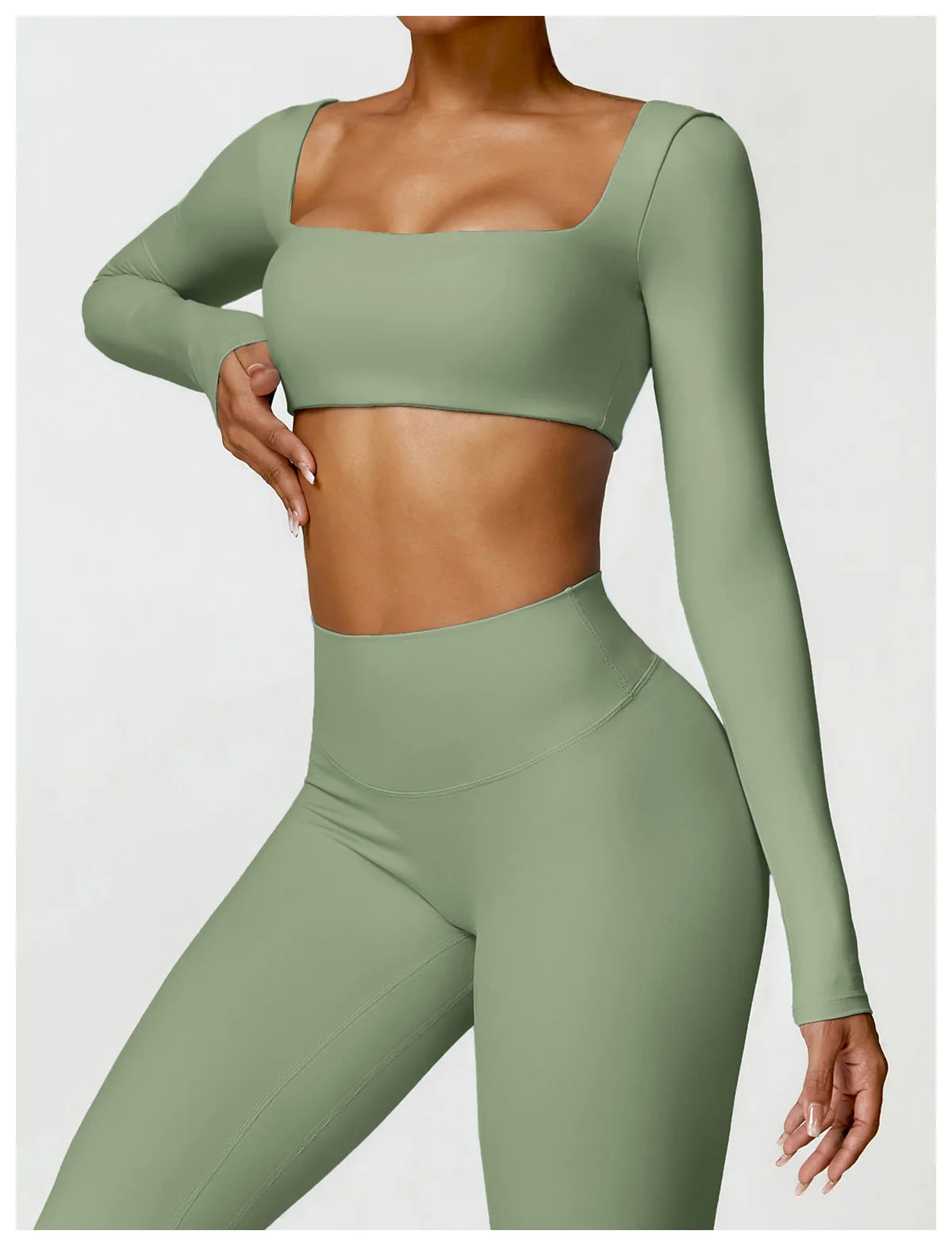 Women’s Quick-Dry Square Neck Gym Top - yourelevatedwellness