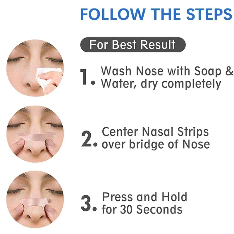 Breathable Anti-Snoring Nasal Strips (100/200/300pcs) - yourelevatedwellness