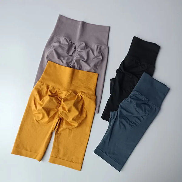 Women’s High-Waist Hip Lift Yoga Shorts - yourelevatedwellness