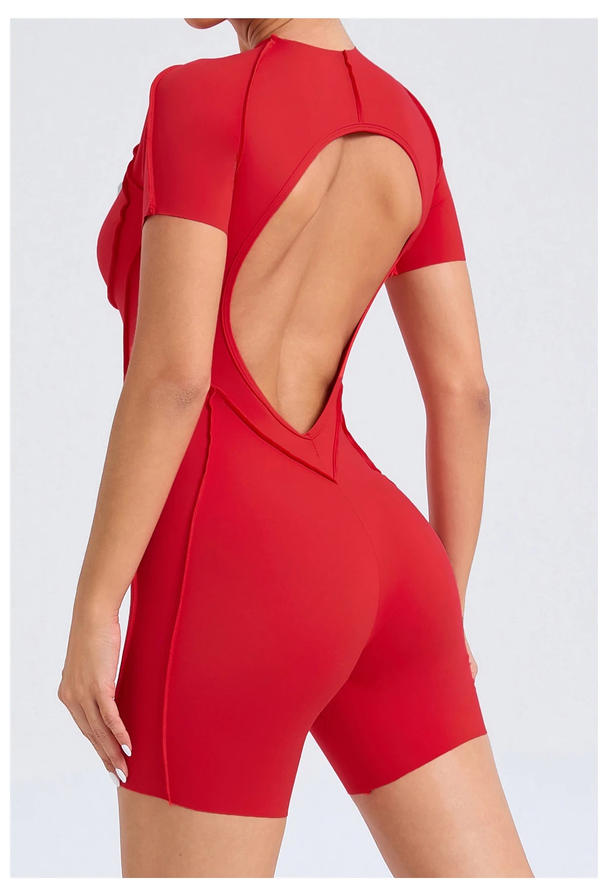 Women’s Backless Scrunch Booty Jumpsuit - yourelevatedwellness