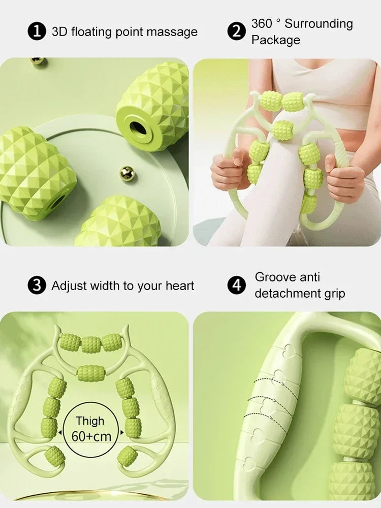 12-Wheel Leg & Thigh Massage Roller - yourelevatedwellness