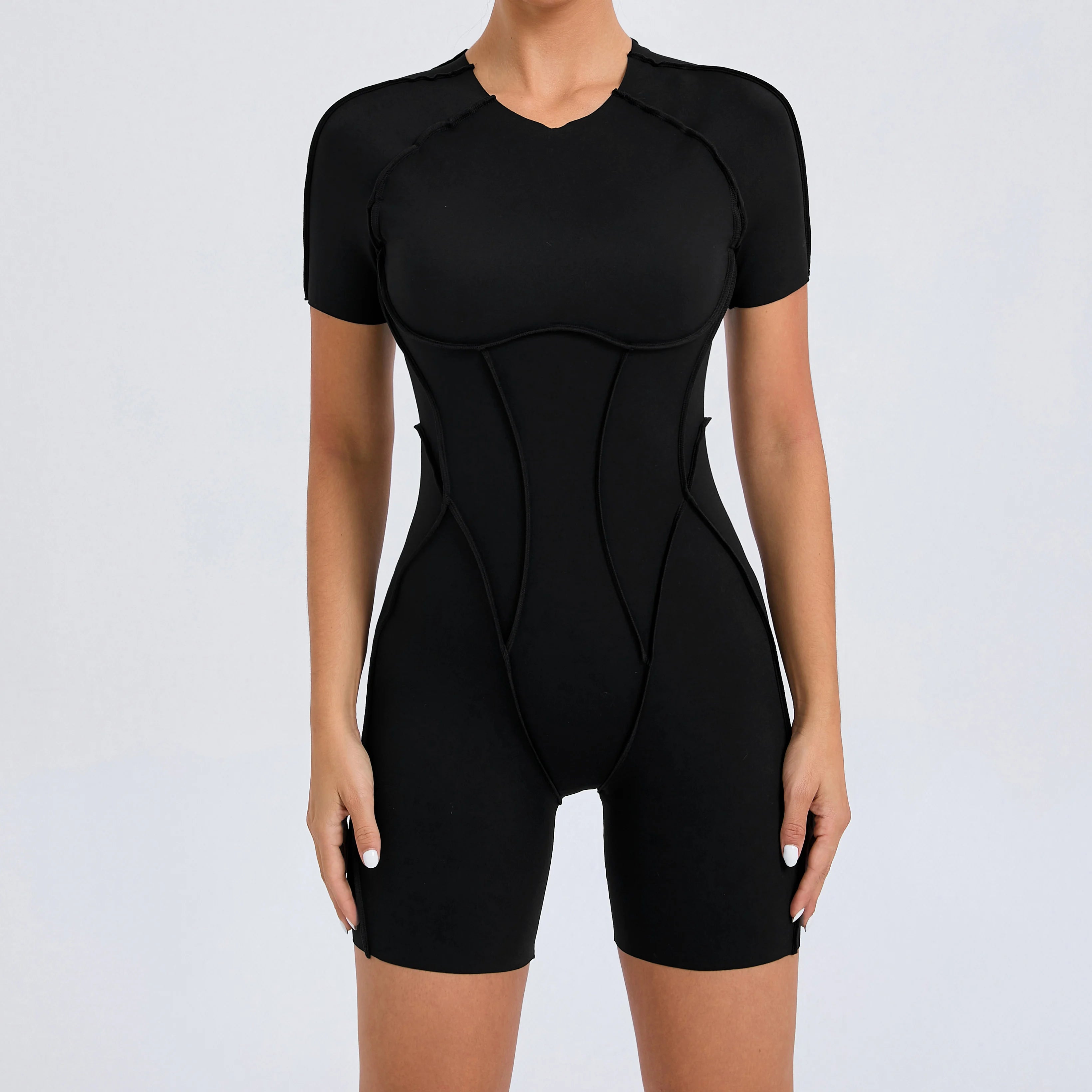 Women’s Backless Scrunch Booty Jumpsuit - yourelevatedwellness