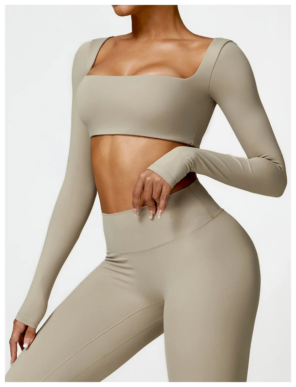 Women’s Quick-Dry Square Neck Gym Top - yourelevatedwellness