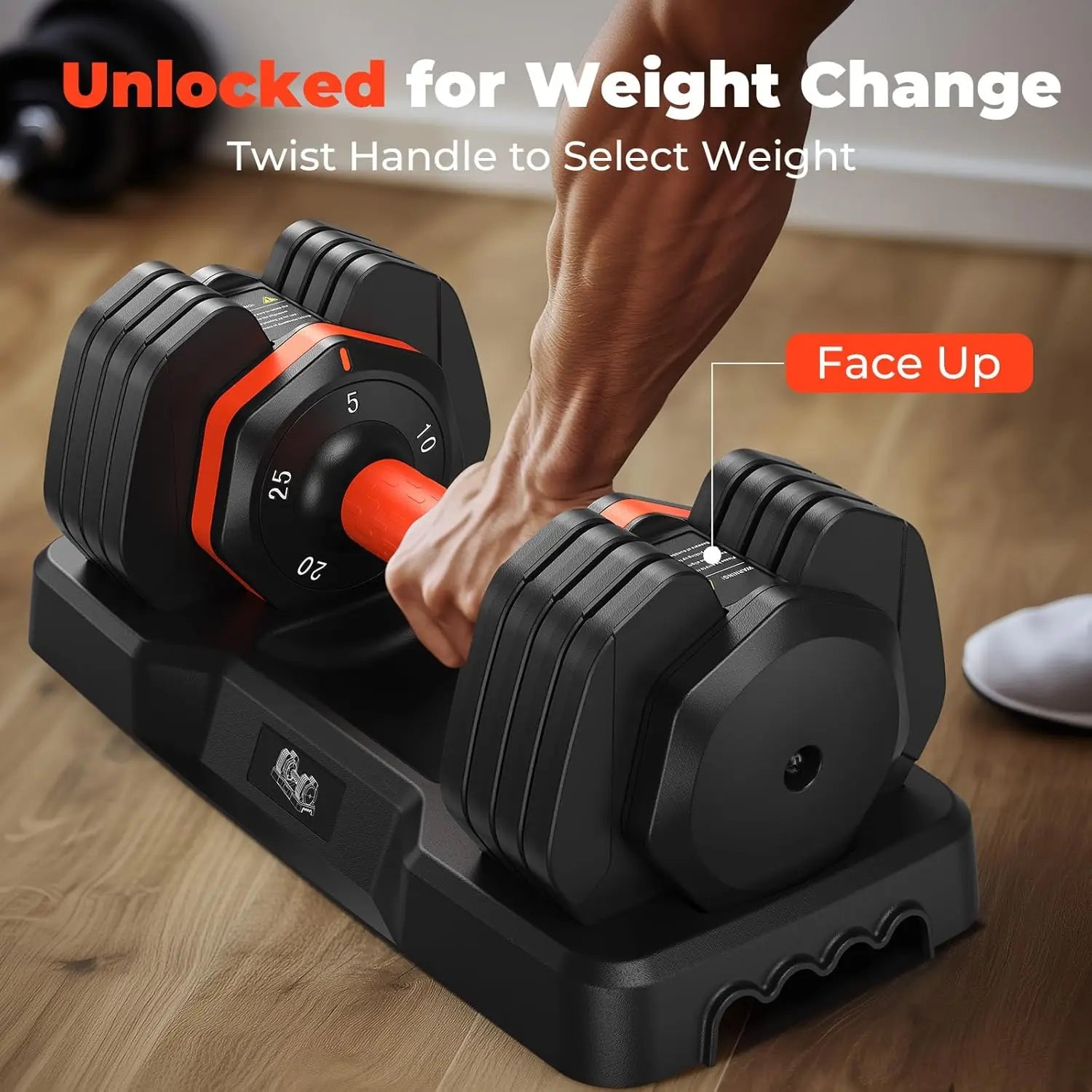 Adjustable 25LB Dumbbell Set - yourelevatedwellness