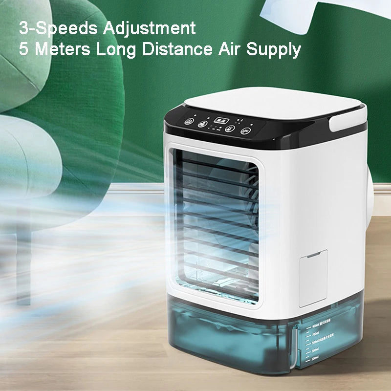 Desktop Air Conditioner Fan – Portable Ultrasonic Air Cooler with Night Light - yourelevatedwellness