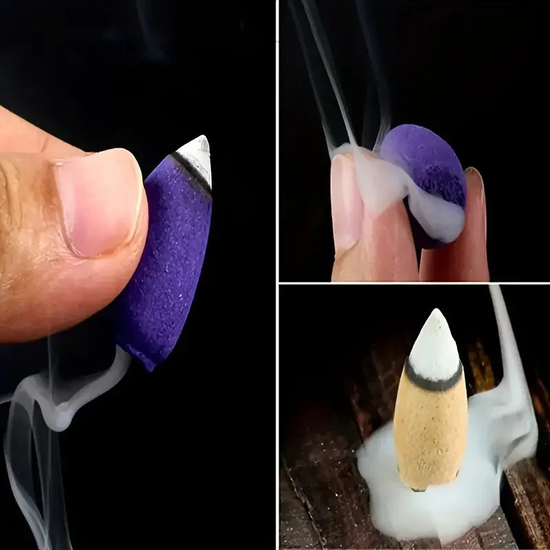 Mixed Scent Backflow Incense Cones for Yoga & Home - yourelevatedwellness