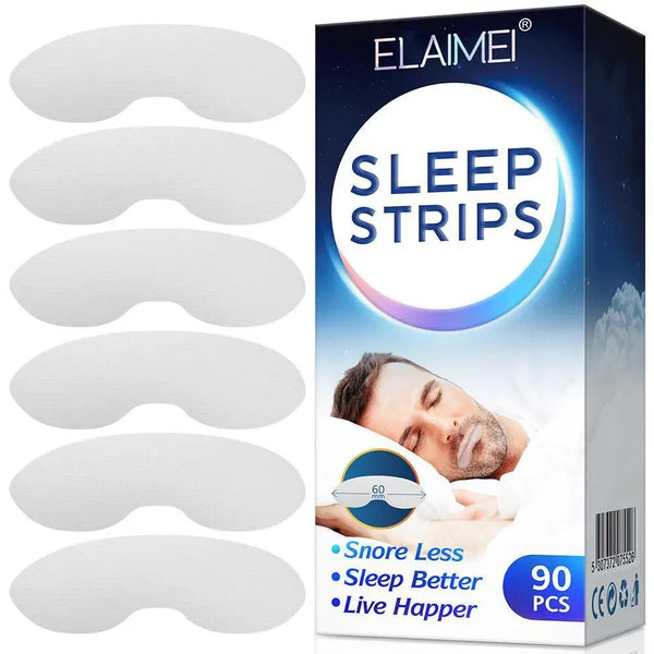 90pcs Anti-Snoring Mouth Tape Sleep Strips - yourelevatedwellness