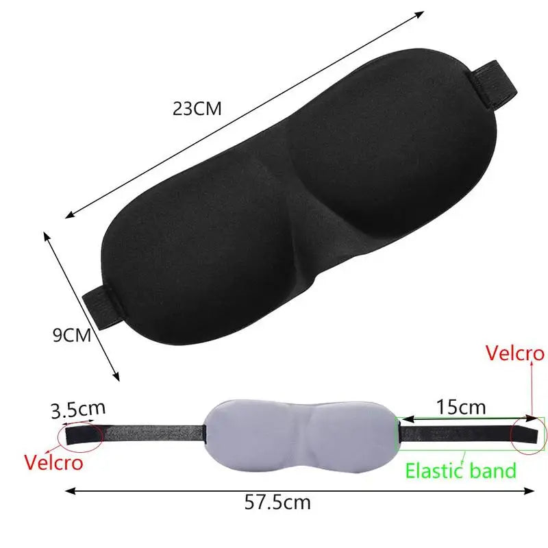 Portable Sleep Mask for Travel & Side Sleepers - yourelevatedwellness