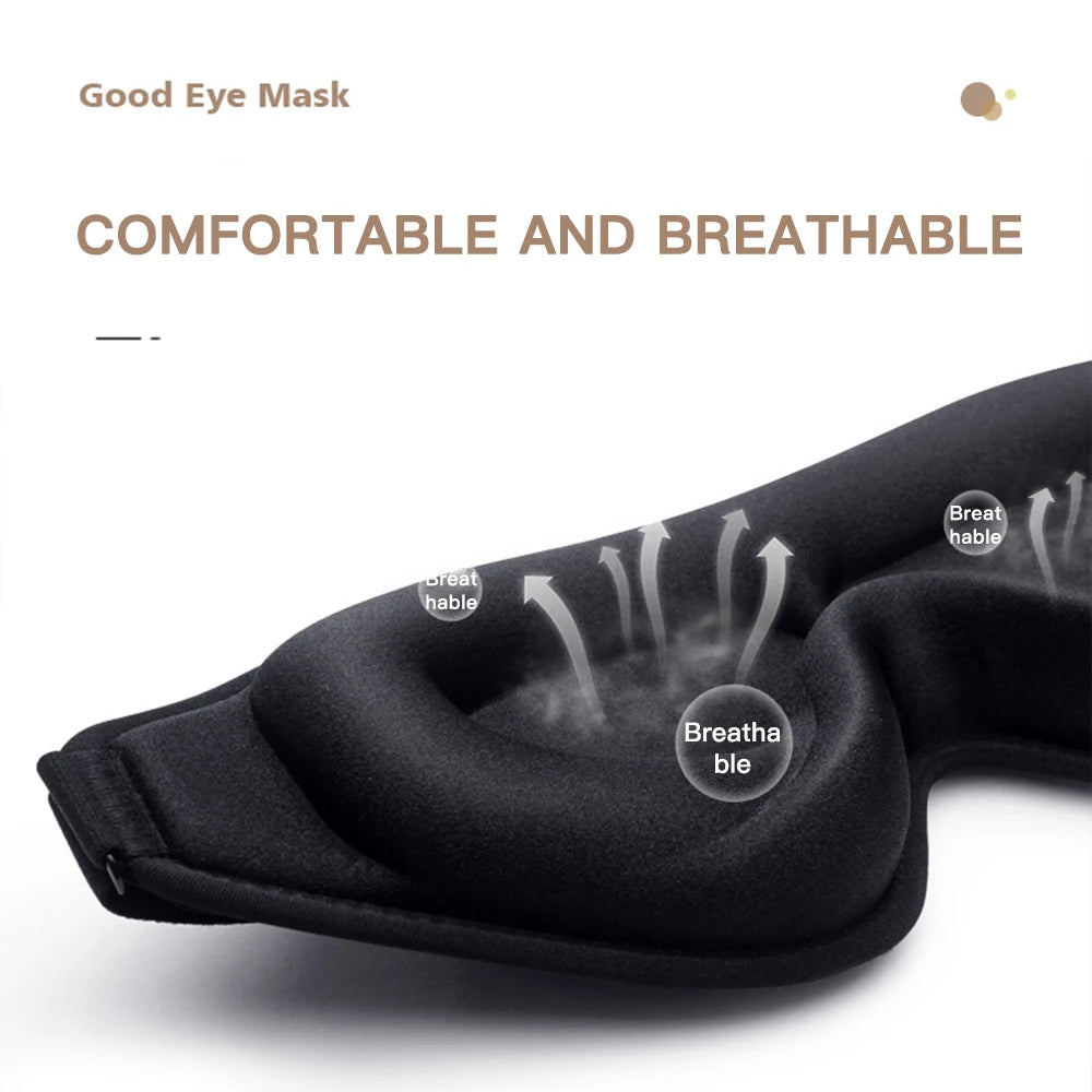 3D Memory Foam Sleep Mask Eye Cover - yourelevatedwellness