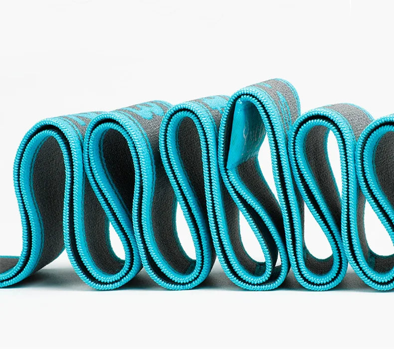 Elastic Yoga & Stretching Strap with Loops - yourelevatedwellness