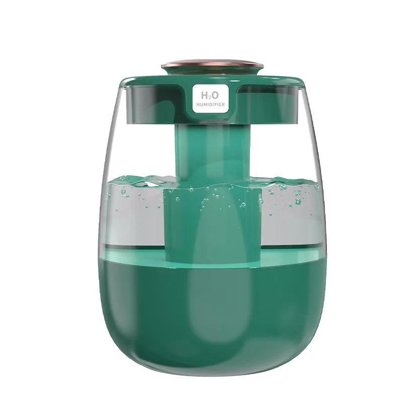 USB Aroma Air Humidifier – Double Spray Oil Diffuser with Light - yourelevatedwellness