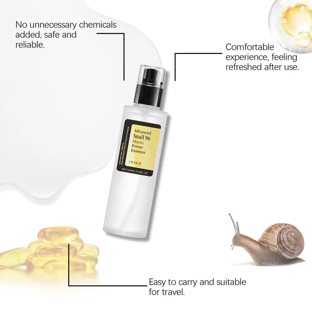 Advanced Snail 92/96 Mucin Power Essence/Cleanser/Cream Moisturizing Smoothing Nourishing High-end Hydrate Facial Skin Care yourelevatedwellness
