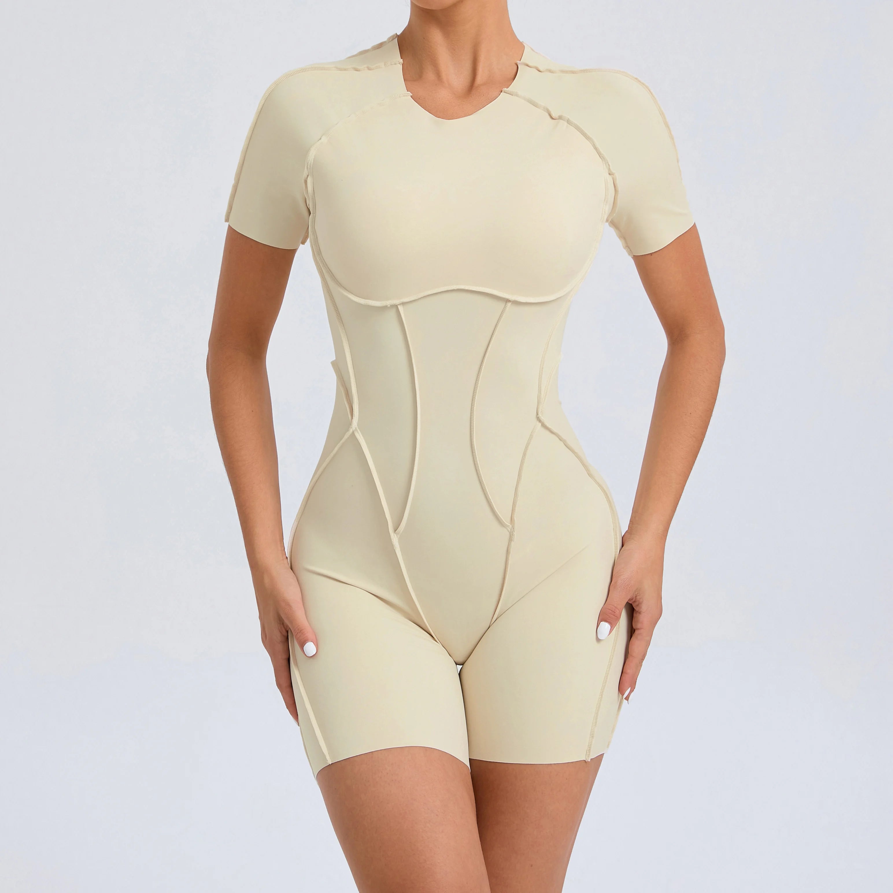 Women’s Backless Scrunch Booty Jumpsuit - yourelevatedwellness
