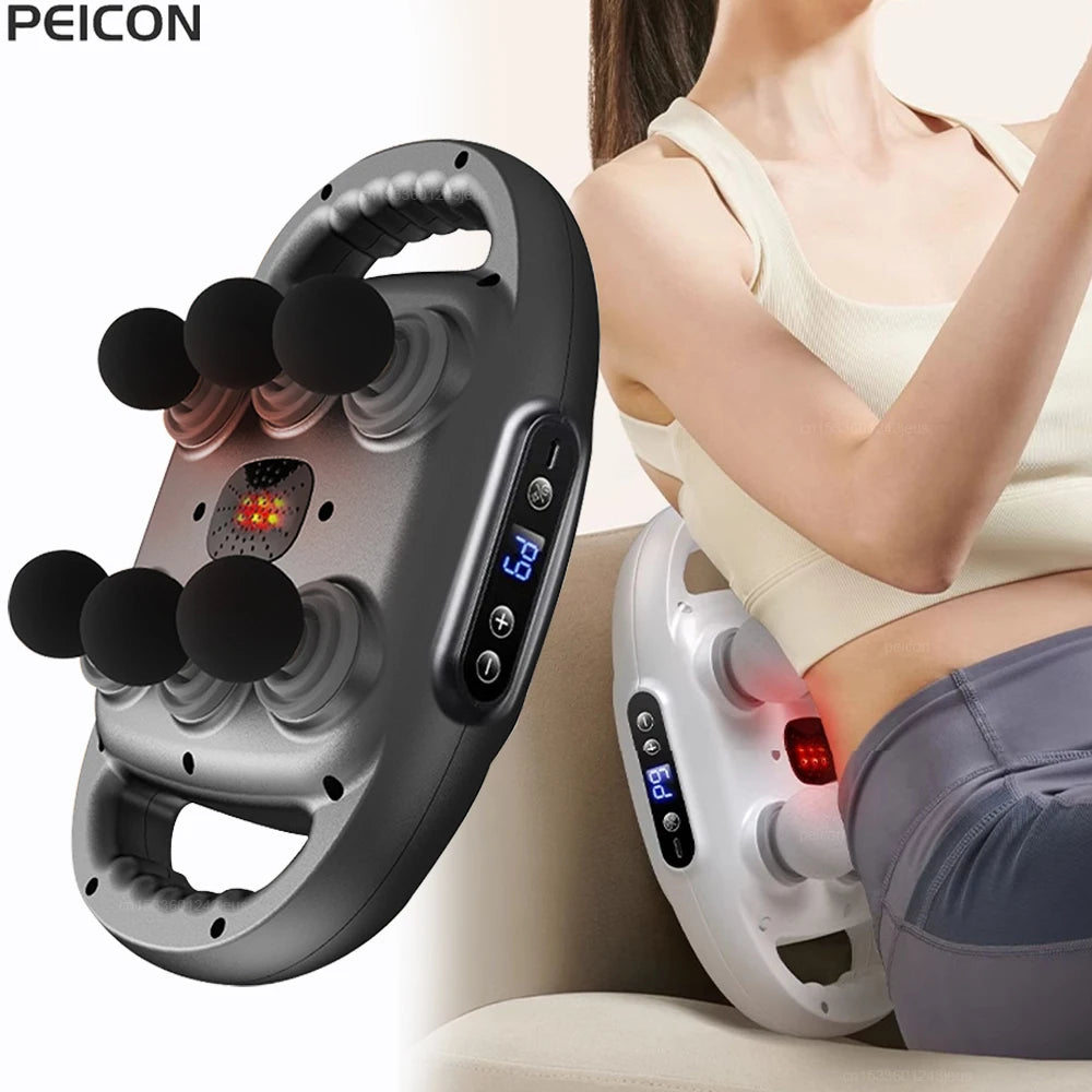 Professional Six-Head Fascia Massage Gun - yourelevatedwellness