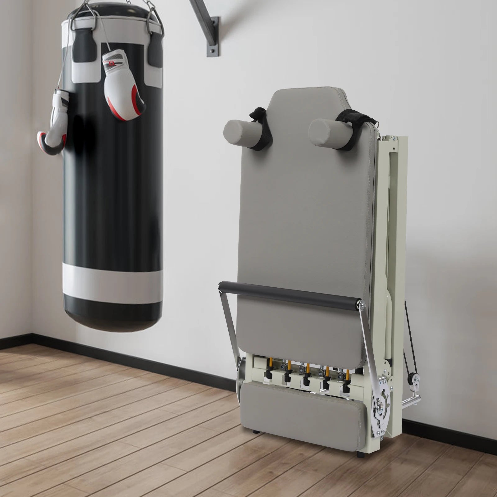 Foldable Steel Pilates Reformer Machine - yourelevatedwellness