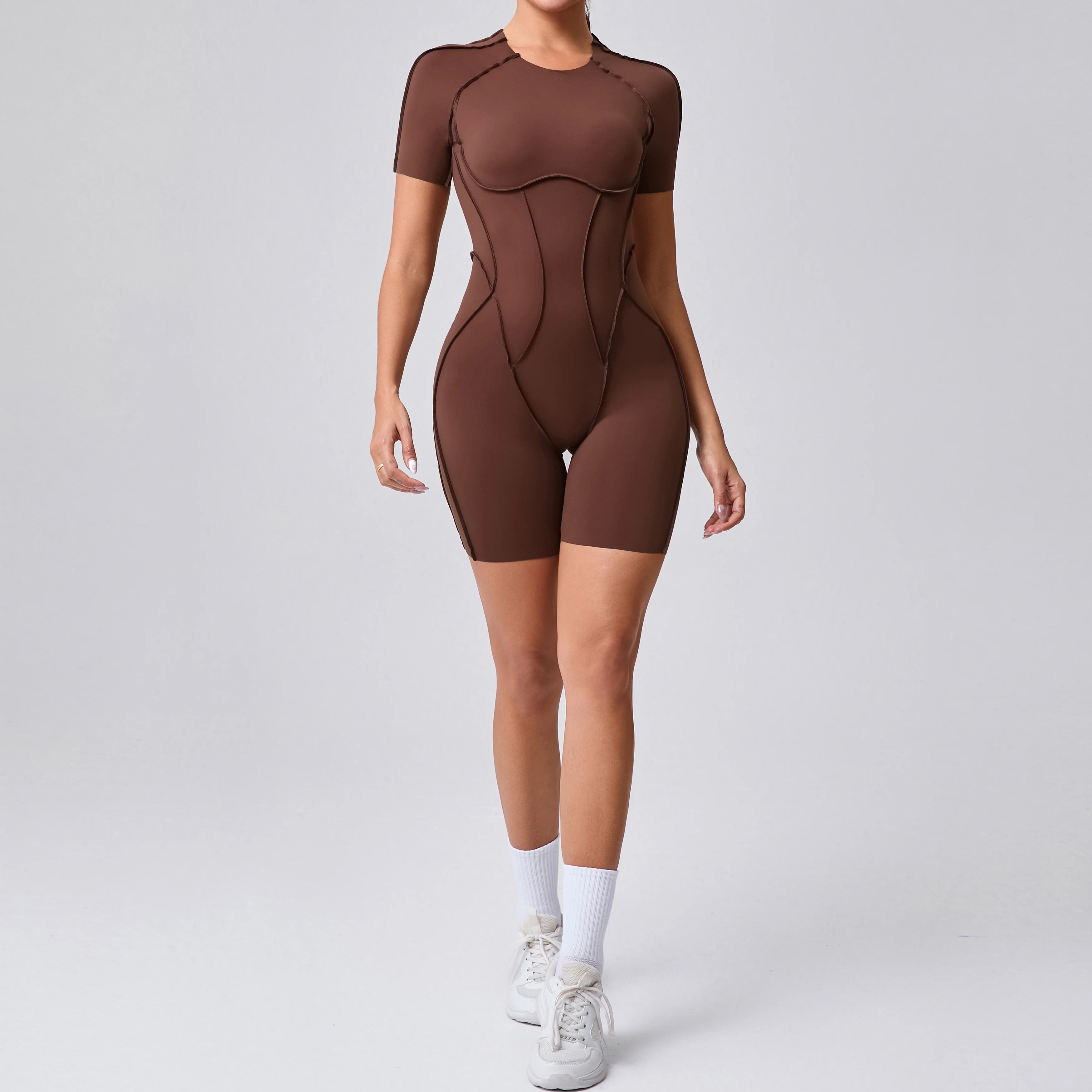 Women’s Backless Scrunch Booty Jumpsuit - yourelevatedwellness