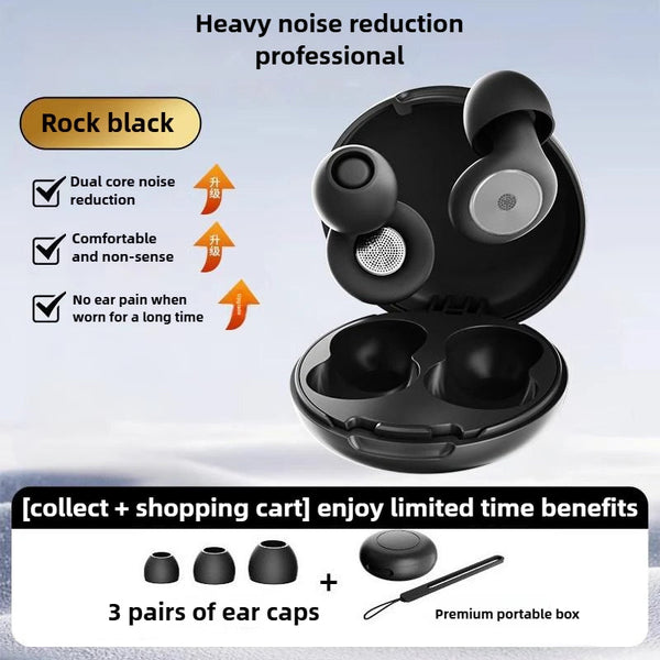 Noise-canceling sleep earbuds don't hurt to wear for a long time, noise-canceling silicone small ear canal earbuds yourelevatedwellness