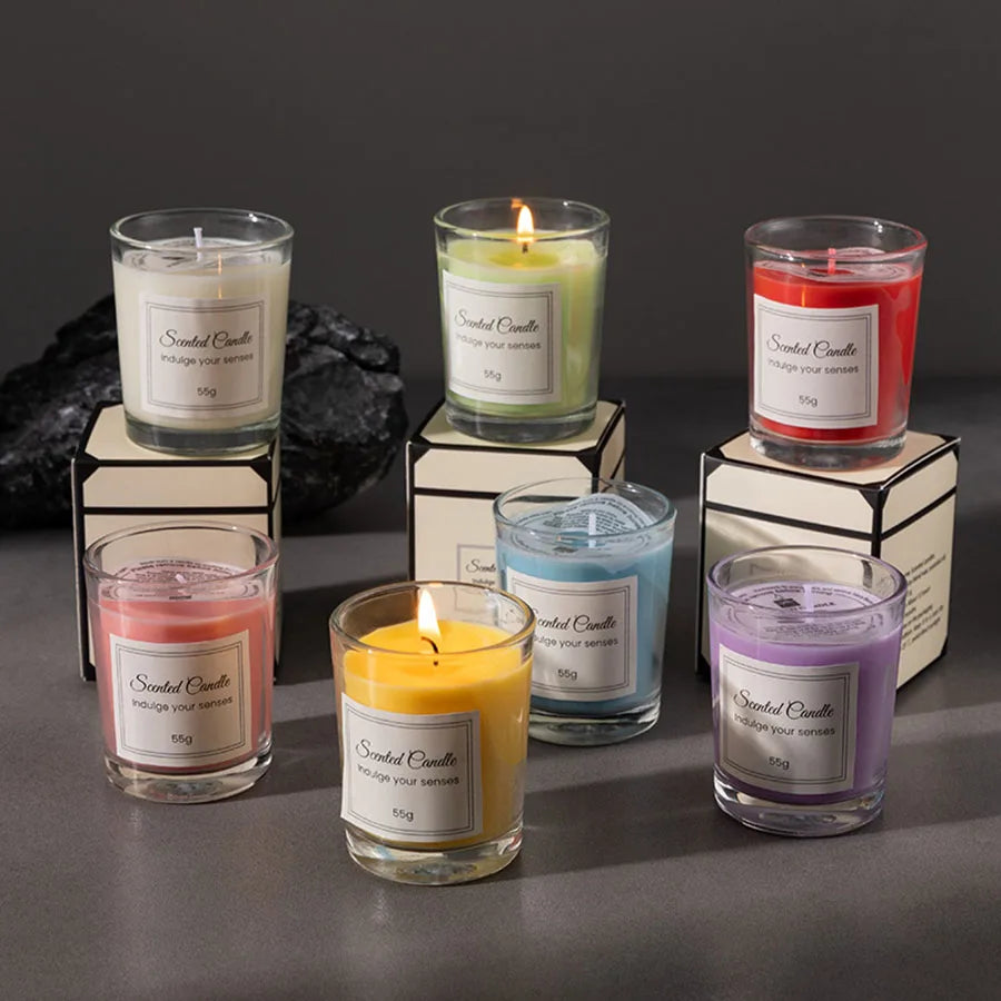Premium Handmade Soy Wax Aromatherapy Candle in Gift Box - yourelevatedwellness