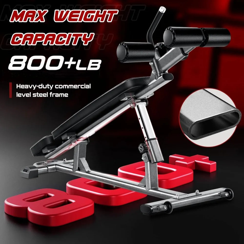 Adjustable Professional Sit-Up & Weight Bench - yourelevatedwellness