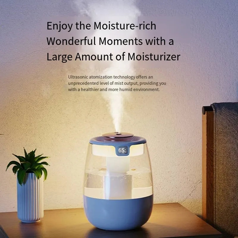 USB Aroma Air Humidifier – Double Spray Oil Diffuser with Light - yourelevatedwellness
