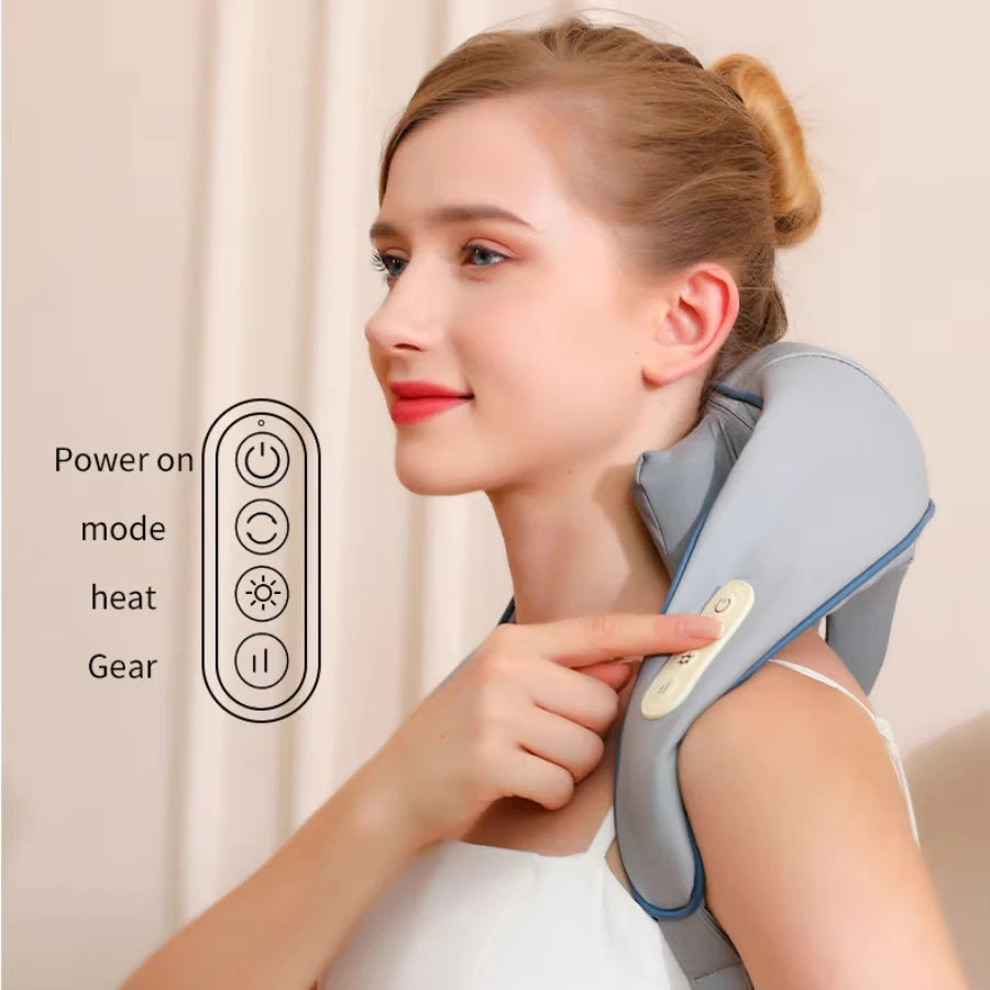 Wireless Neck & Shoulder Massage Shawl - yourelevatedwellness
