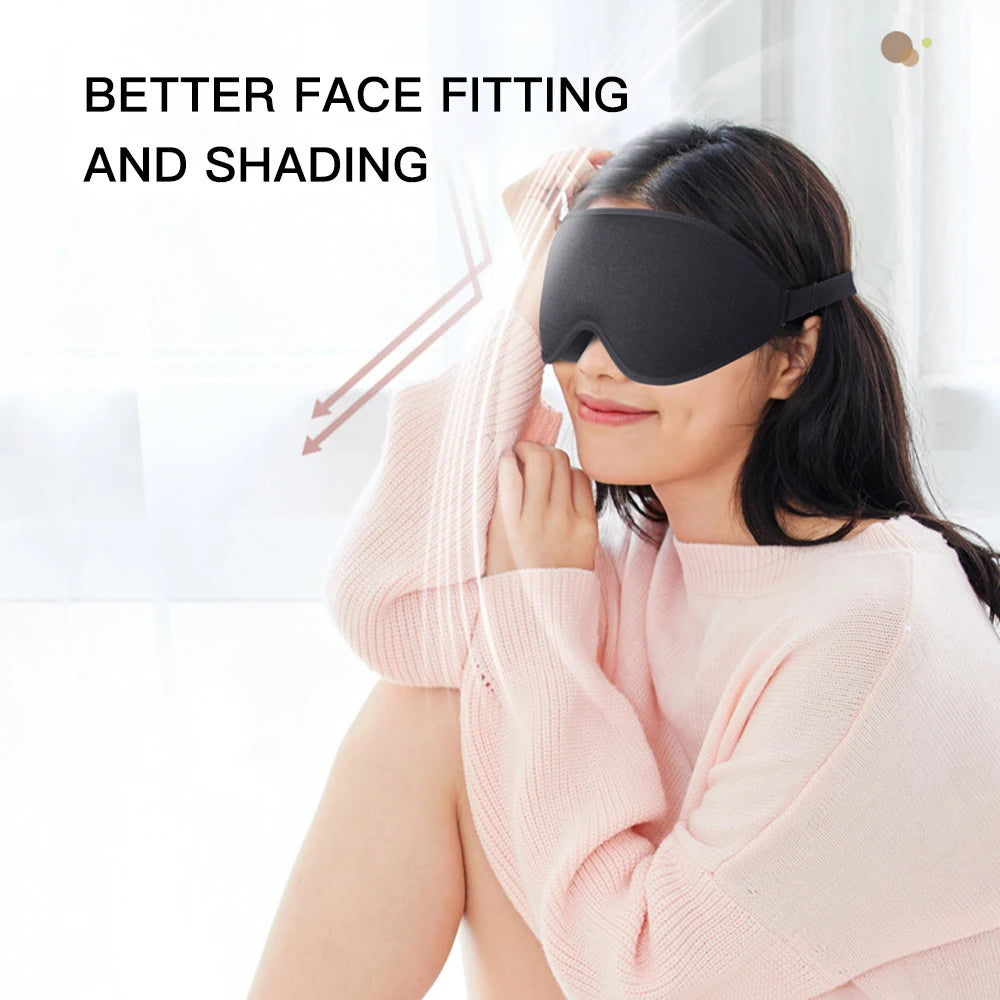 3D Memory Foam Sleep Mask Eye Cover - yourelevatedwellness