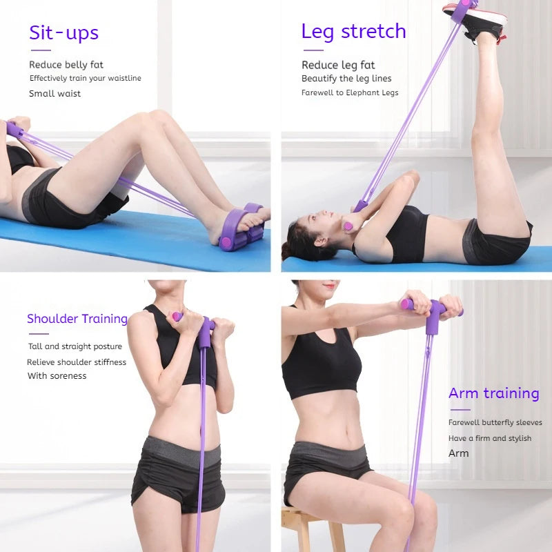 6-Tube Multi-Function Resistance Bands - yourelevatedwellness